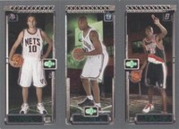 2003-04 Topps Rookie Matrix - David West/Zoran Planinic/Travis Outlaw #133-128-132
