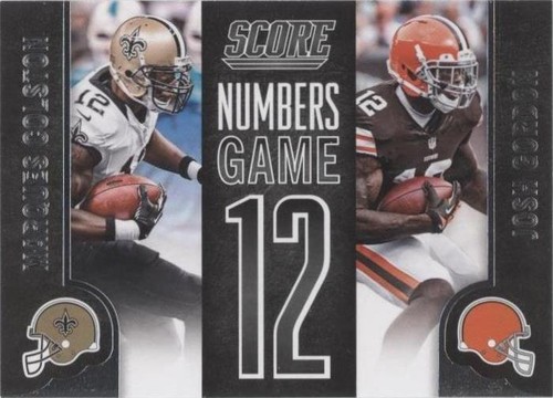 2014 Score Josh Gordon Marques Colston #NG11