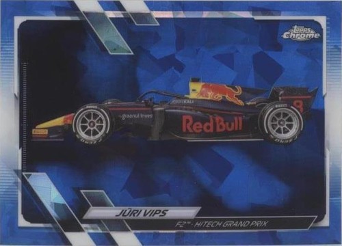 2021 Topps Chrome Sapphire Edition Formula 1 - Juri Vips #127