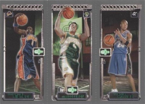 2003-04 Topps Rookie Matrix - Mickael Pietrus/Nick Collison/Jarvis Hayes #120-122-121