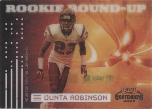 2004 Playoff Contenders Dunta Robinson #RRU-10