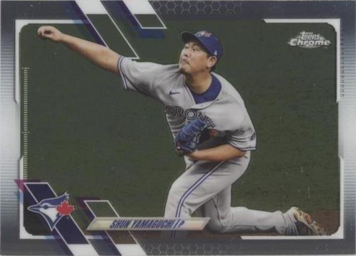 山口 BEAUTY IMPACT SV 2021 Topps Chrome Negative Refractor #15 Shun Yamaguchi
