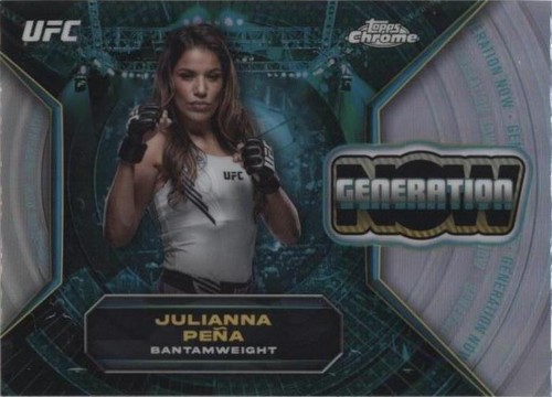 2024 Topps Chrome UFC - Julianna Pena #GNW-20