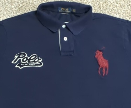 Vintage Polo Ralph Lauren Big Pony Polo Shirt Embroidered