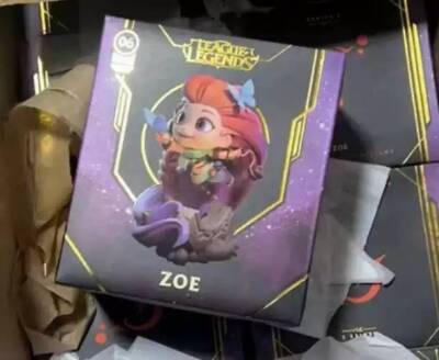 LOL Official League of Legends Mini Statue Pvc Zoe Aspect of Twilight Toys Model