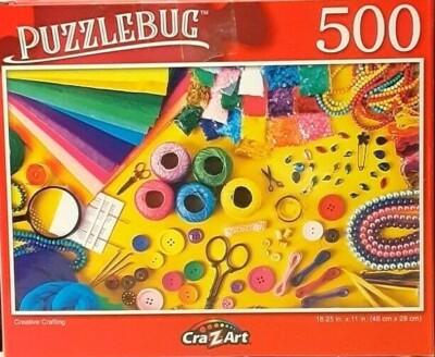 Cra*Z*Art Puzzlebug 500 Piece Puzzle Creative Crafting