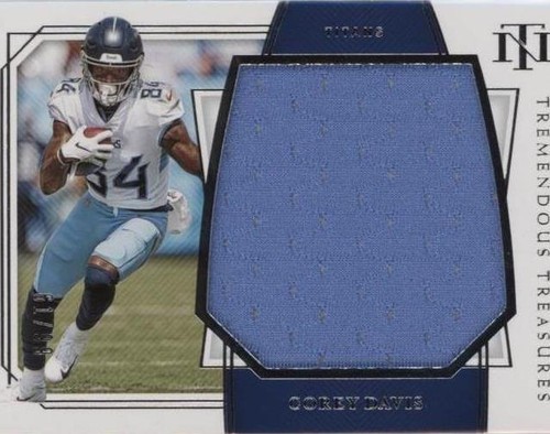 2019 Panini National Treasures Corey Davis #TT-CD