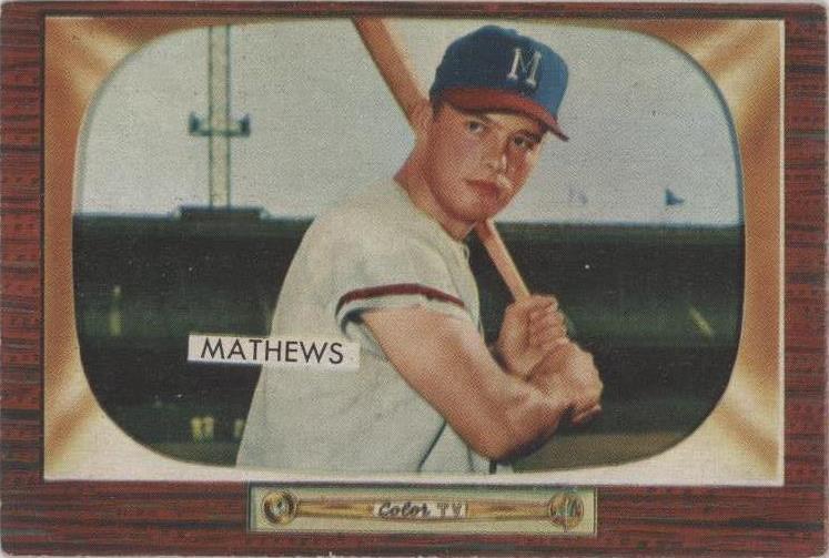 Bowman 1955 - Eddie Mathews #103