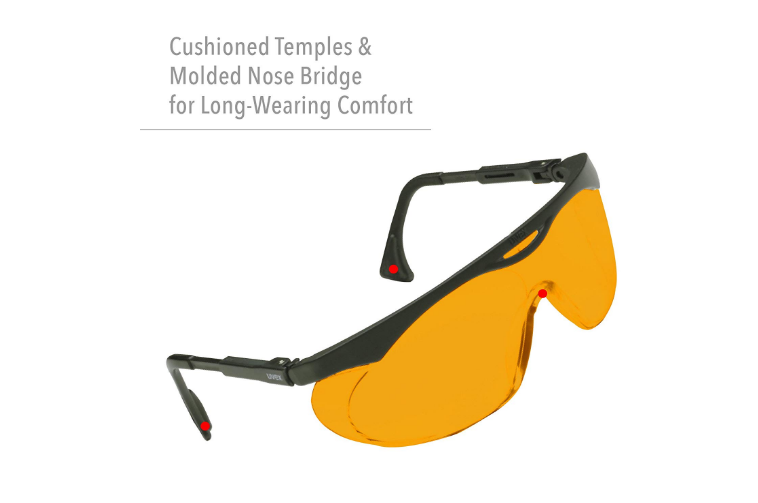 Uvex Skyper Blue Light Blocking Computer Glasses With SCT Orange Lens S1933X NEW