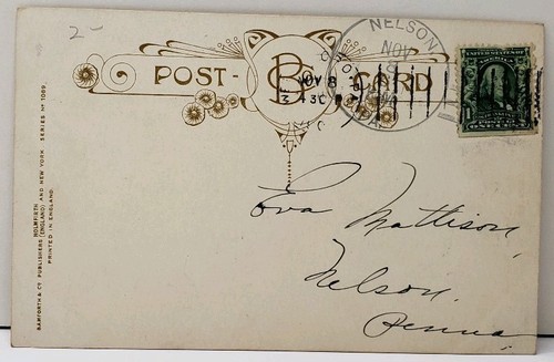 Bamforth Mary Had a Little Lamb, It wore a Collar and a tie...Comic Postcard E12