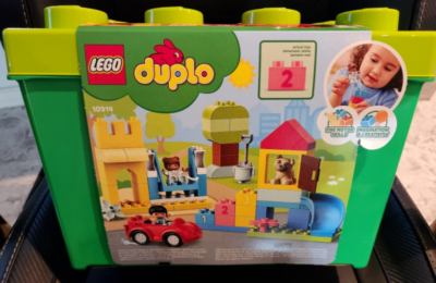 LEGO DUPLO 10914 Classic Deluxe Brick Box with Storage & Toy Car