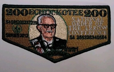 Echockotee Lodge 200 2012 NOAC Founders' Day Flap