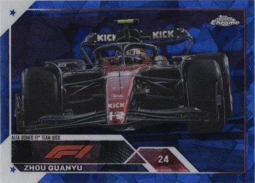 ☆☆Purpleviolet☆☆ 2023 Topps Chrome F1 Zhou Guanyu PURPLE /399 #119 Alfa Romeo