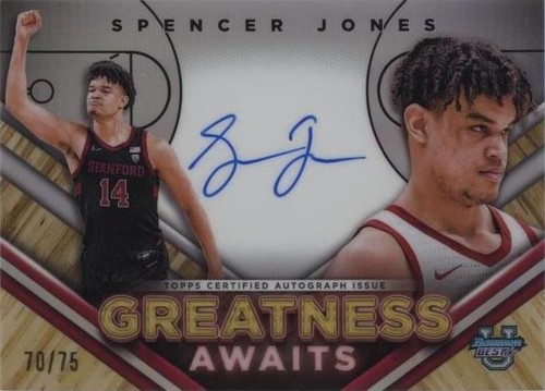 2023-24 Bowman University Best - Spencer Jones #GAA-SJ