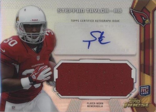 2013 Topps Finest Stepfan Taylor #AJR-ST
