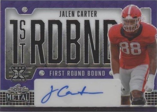 2023 Leaf Metal Jalen Carter #FRB-JC1