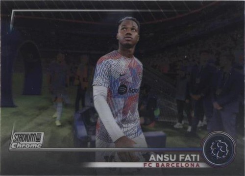 2022-23 Topps Stadium Club Chrome UEFA Club Competitions Ansu Fati #48