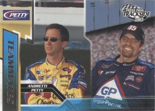 2003 Press Pass Trackside - John Andretti Kyle Petty #77