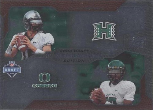 2008 Upper Deck Draft Edition Colt Brennan Dennis Dixon #213