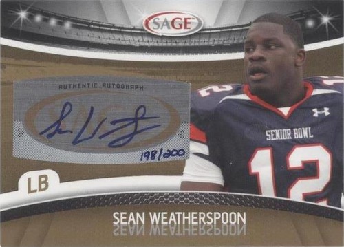 2010 Sage Sean Weatherspoon #A-50
