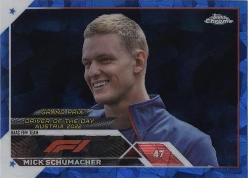 Mick Schumacher シューマッハ F1 ルーキーカード　399枚限定 2023 Topps Chrome Formula 1 F1 Mick Schumacher Purple 83/399