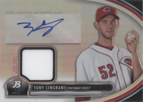 2013 Bowman Platinum - Tony Cingrani #AR-TC