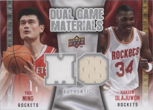 2009-10 Upper Deck - Yao Ming/Hakeem Olajuwon #DG-YH