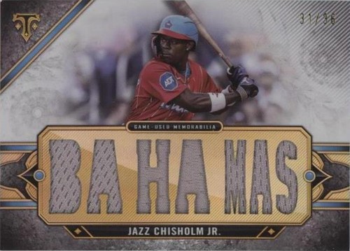 2024 Topps Triple Threads - Jazz Chisholm #TTR-JAZ2