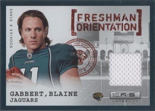 2011 Panini Rookies & Stars Longevity Blaine Gabbert #16