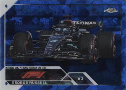 2024 Topps finest F1 ジョージ・ラッセル 2024 Topps Finest Formula 1 F1 George Russell Blue Raceday