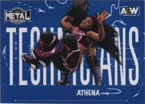 2022 Skybox Metal Universe AEW All Elite Wrestling - Athena #TN-38