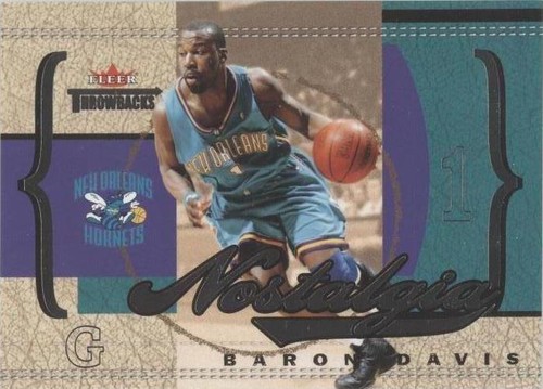 2004-05 Fleer Throwbacks - Baron Davis #9 N
