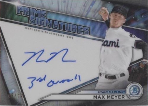 2021 Bowman Chrome - Max Meyer #PCS-MM