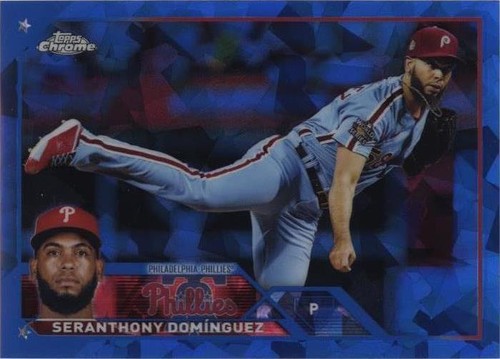 2023 Topps Chrome Update Series Sapphire Edition - Seranthony Dominguez #USCS278