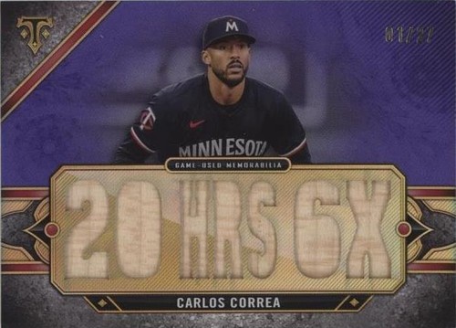 2024 Topps Triple Threads - Carlos Correa #TTR-CC5