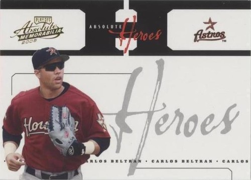 2005 Playoff Absolute Memorabilia - Carlos Beltran #AH-54