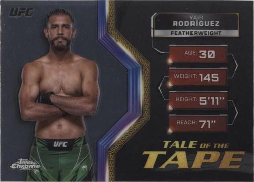 2024 Topps Chrome UFC - Yair Rodriguez #TFT-9