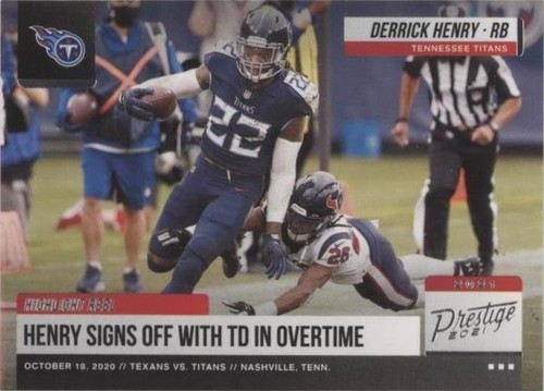 2021 Panini Prestige Derrick Henry #HR-DH