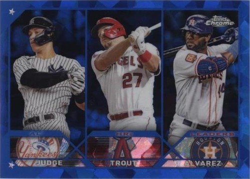 2023 Topps Chrome Sapphire Edition - Aaron Judge Mike Trout Yordan Alvarez #246