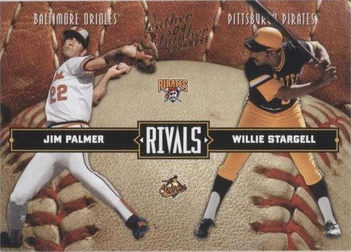 2004 Donruss Leather & Lumber - Jim Palmer Willie Stargell #LLR-8