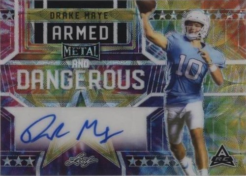2023 Leaf Metal Drake Maye #AD-DM1