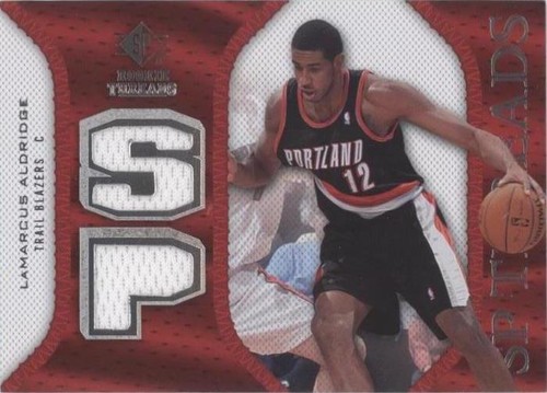 2007-08 SP Rookie Threads - LaMarcus Aldridge #SP-LA