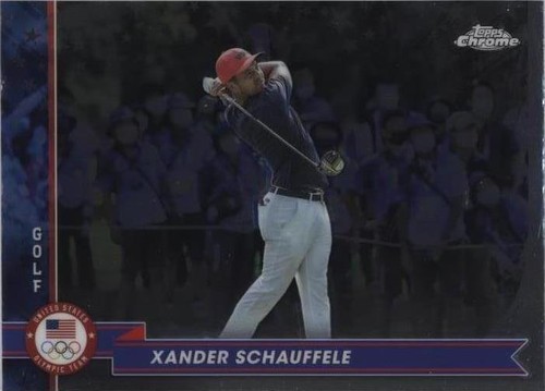 2024 Topps Chrome U.S. Olympic & Paralympic Team and Hopefuls - Xander Schauffele #150