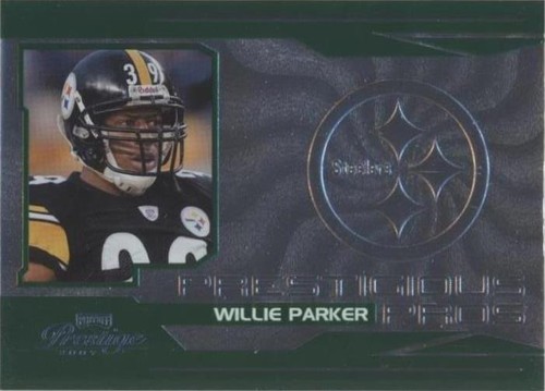 2007 Playoff Prestige Willie Parker #PP-12