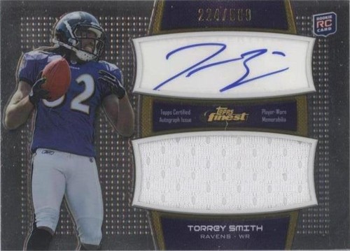 2011 Topps Finest Torrey Smith #AJR-TS