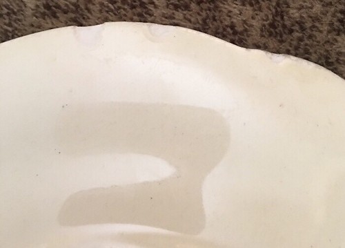 Antique Homer Laughlin Floral Bread Plate Saucer Vintage China Gold Trimmed