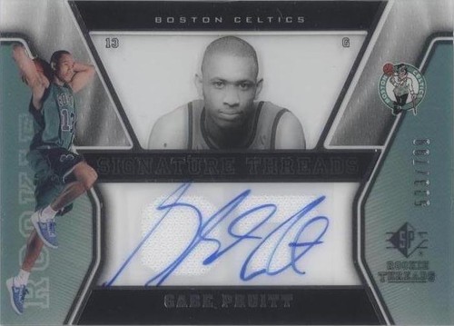 2007-08 SP Rookie Threads - Gabe Pruitt #73