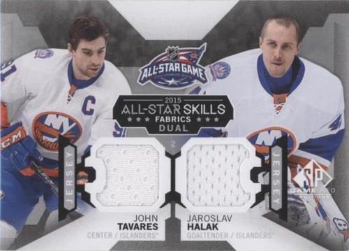 2015-16 SP Game-Used - Jaroslav Halak John Tavares #AS2-4