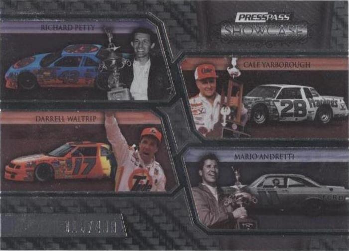 2010 Press Pass Showcase - Cale Yarborough Darrell Waltrip Mario Andretti #29