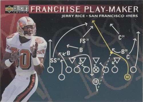 1996 Upper Deck Collector's Choice Update Jerry Rice #U87